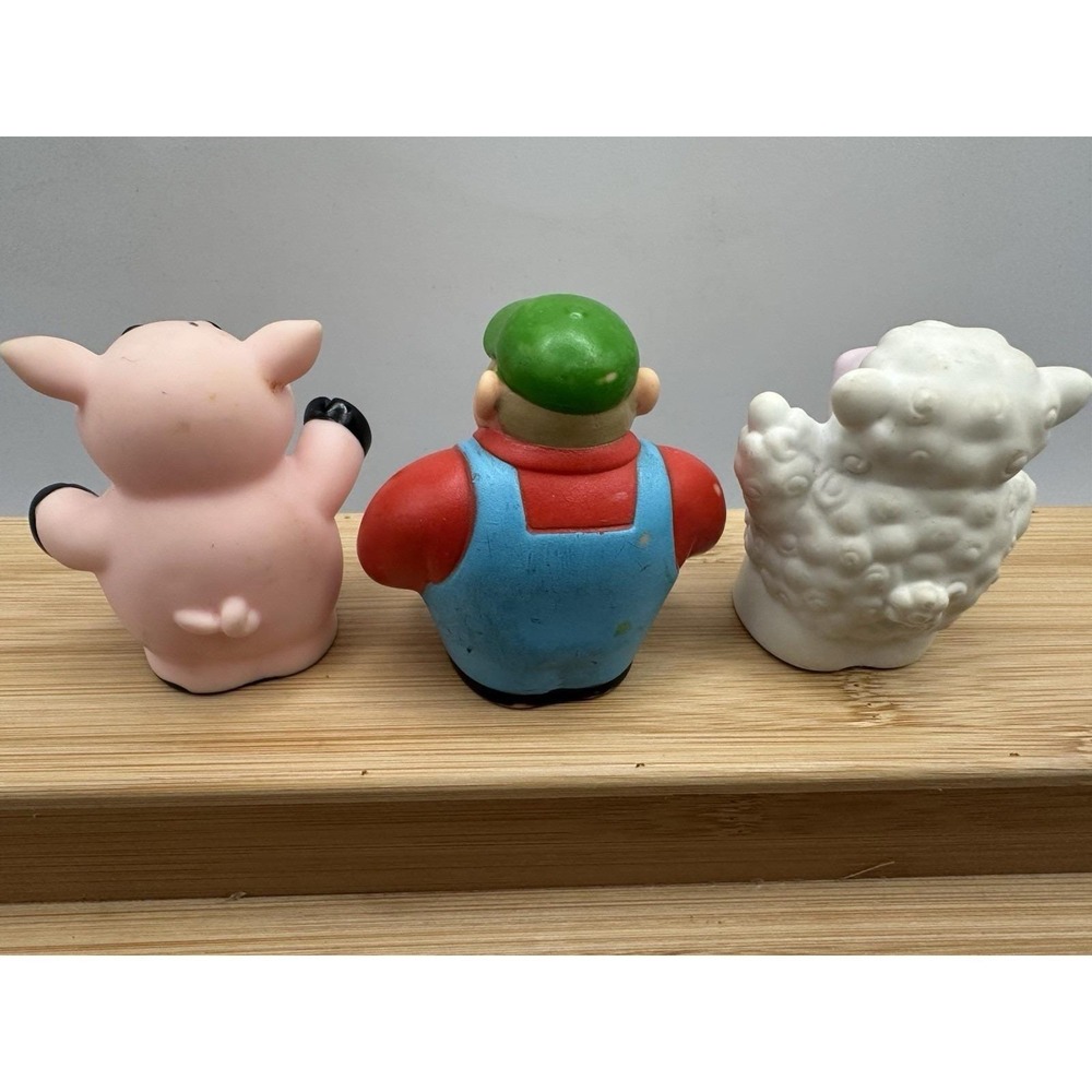 Farmer + Pig + Sheep TOMY ERTL John Deere Farm Vintage 2008 Preschool